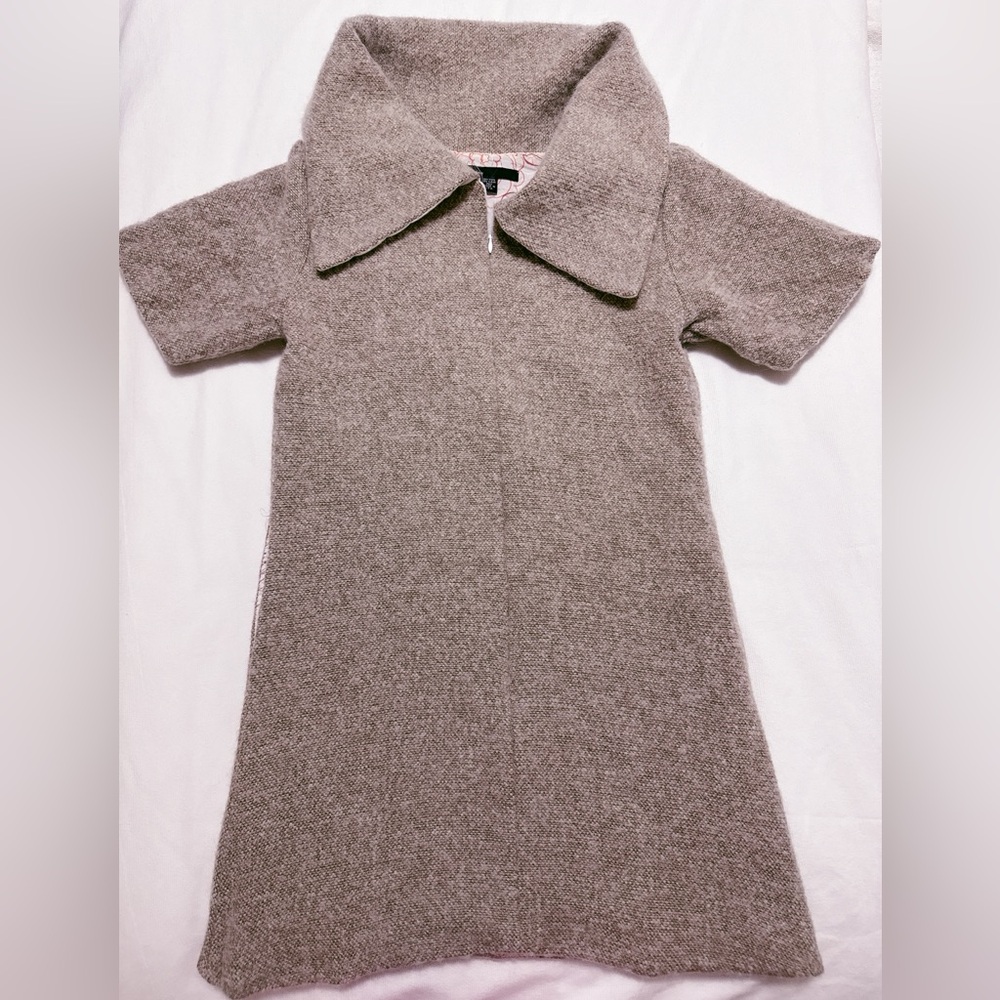 Cozy Brown Short Sleeve Dress
